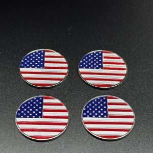 Enameled Ball Marker - Flag