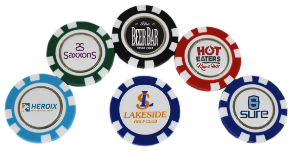 ​​Poker Chip - 1 Side Domed