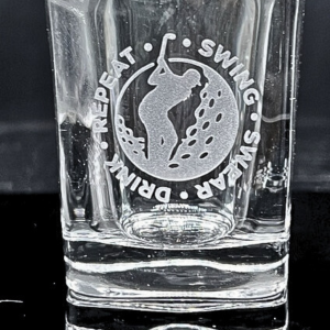 Etched Squared Shot Glass -2 oz.